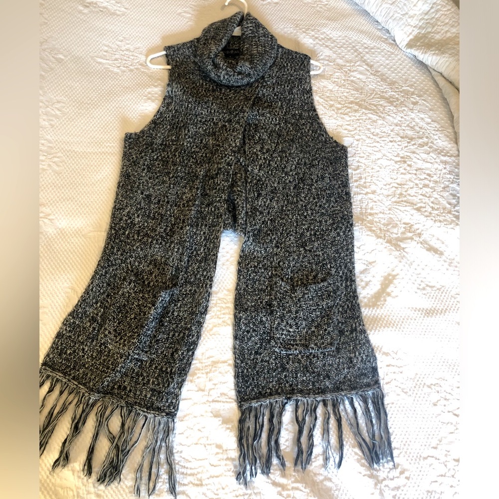 August Silk Turtleneck Scarf with Pockets